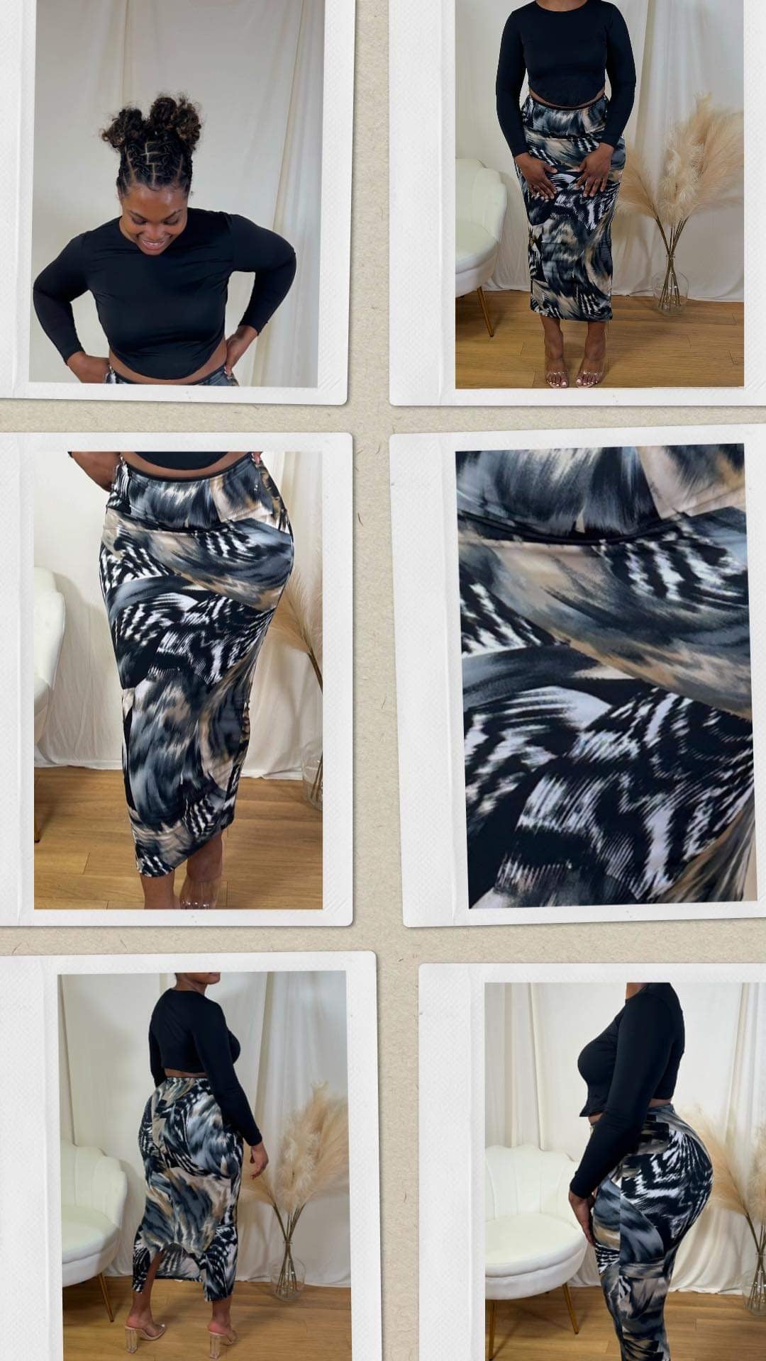 Make It Art Skirt Set-Abundance Junky Stylish Clothing Boutique for Women