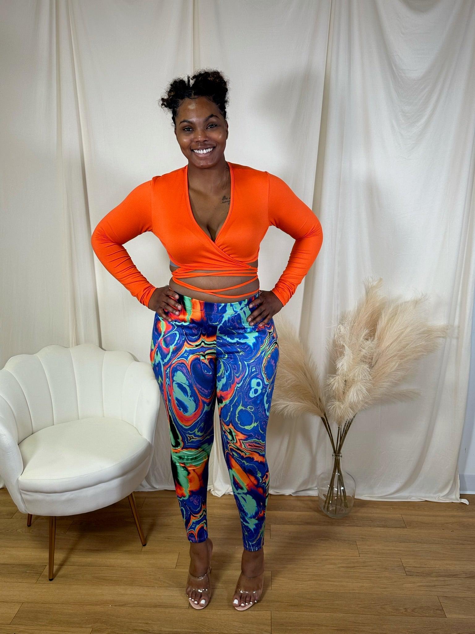 Passionate Swirls Legging Set-Abundance Junky Stylish Clothing Boutique for Women